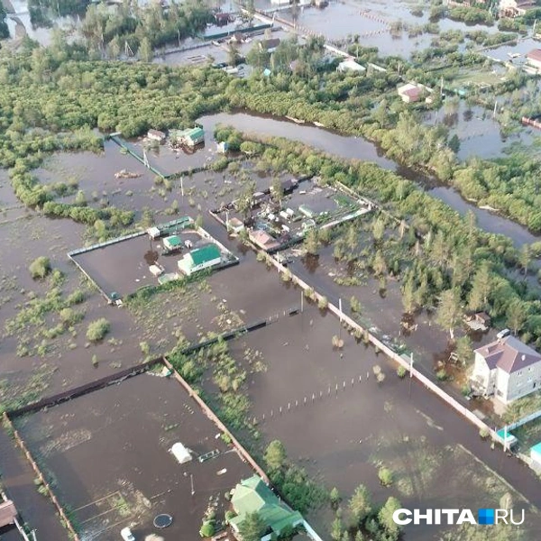 Дома в кооперативе стоят в воде | Источник: очевидец