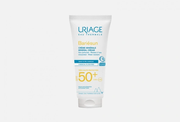 Минеральный крем spf 50+ Uriage Bariesun 