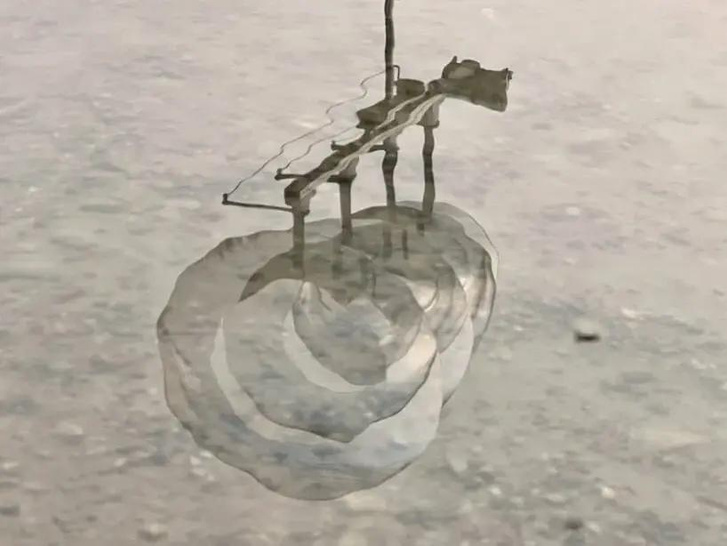 Echo Lens: медитативная инсталляция Венсана Леруа на озере в Канаде