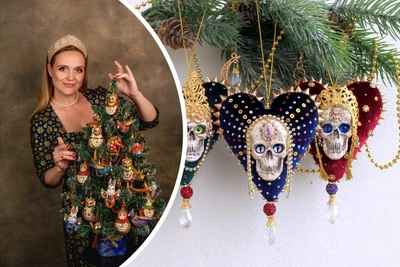 Siberian Craftswoman Earns Big with Russian Neo-Gothic Christmas Toys