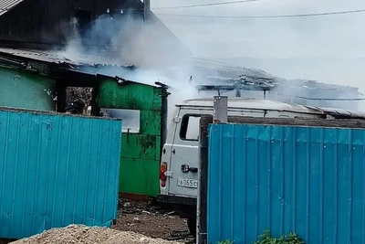 Женщина пострадала при пожаре в Могойтуе