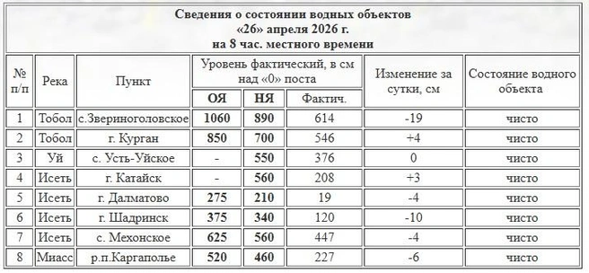 Источник: скрин с сайта Курганского ЦГМС