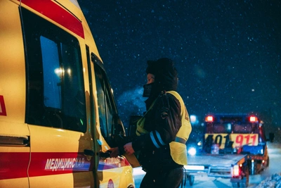 Автобус столкнулся со скорой помощью в Воронеже