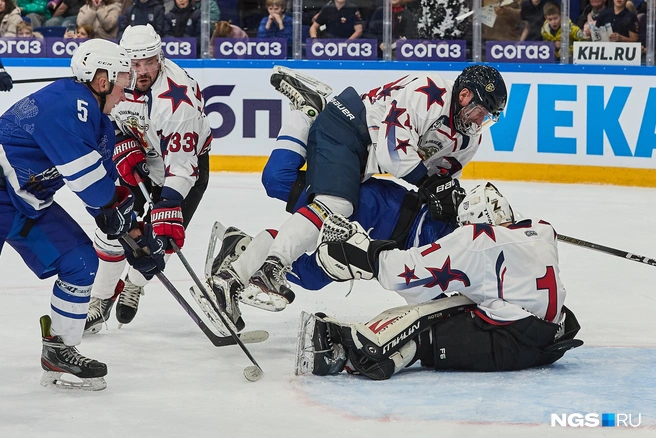 Самыми результативными игроками в команде стали нападающие Никита Ефимов и Кирилл Новичков, которые забросили в ворота соперников шесть и пять шайб | Источник: Александр Ощепков / NGS.RU