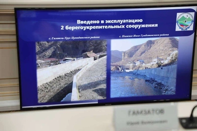 Противопаводковые работы завершили в Дагестане
