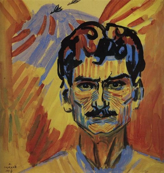 «Автопортрет», Мартирос Сарьян, 1909 год. Картина представлена в Третьяковской галерее, зал 48 | Источник: www.wikiart.org