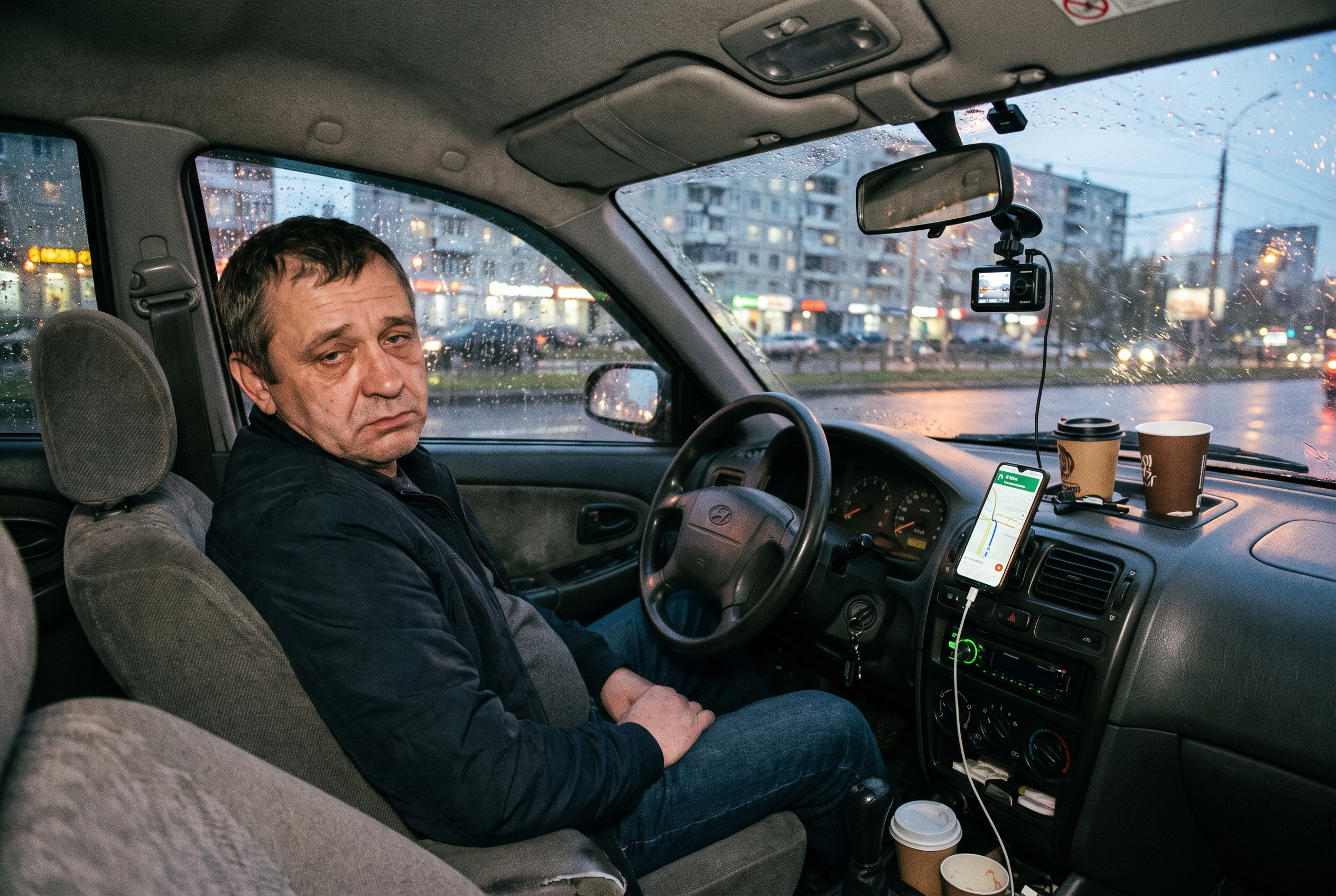 «Стояли за бензином по 146 рублей и не гундели». Таксист из Екатеринбурга — о банкротстве из-за штр…