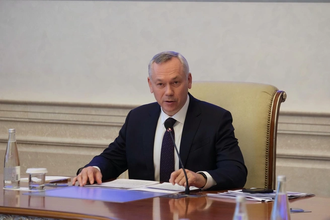 Заседание программного комитета провел губернатор Андрей Травников | Источник: Nso.ru