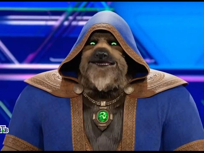 Судьи ломают голову над постоянной улыбкой Берендея | Источник: кадр из шоу «Аватар» (12+), НТВ, 2025 год