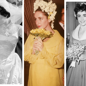 Привычка жениться: 8 свадебных платьев и 7 мужей Элизабет Тейлор