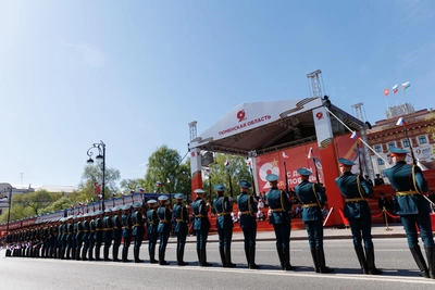 Парад Победы в Тюмени: без техники, но с Бессмертным полком