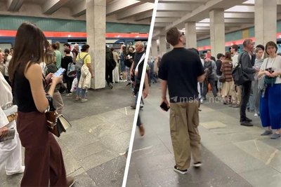 На Сокольнической линии метро сбой из-за человека на путях