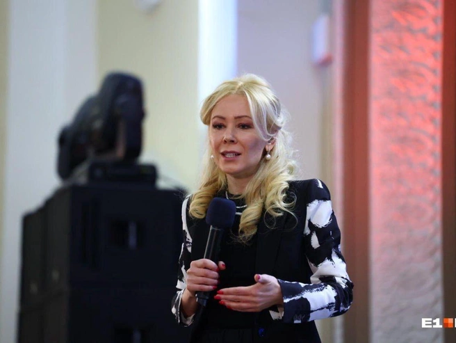 Екатерина Мизулина призвала учеников тюменской гимназии №5 высказаться о ВПР | Источник: Владислав Лоншаков / E1.RU