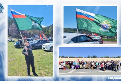 Автопробег офицеров СК по КЧР ко Дню Победы
