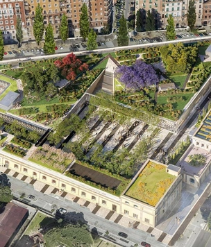 Stefano Boeri Architetti в Риме: новая зеленая площадь вместо транспортного депо