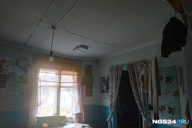 Дом с аварийным потолком | Источник: Мария Ленц / NGS24.RU