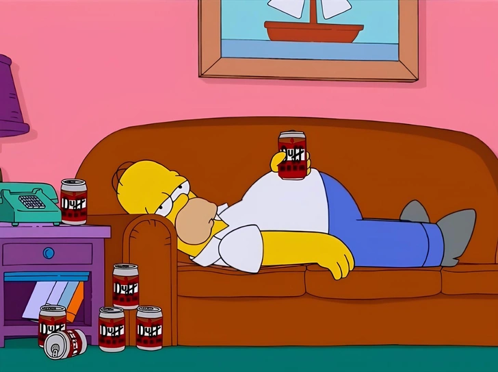 6 привычек, которые портят выходные | Источник: Кадр из мультсериала «Симпсоны», 1989-… гг.