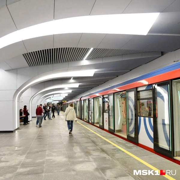 Станция выдержана в стиле минимализма | Источник: Дарья Шутова / MSK1.RU
