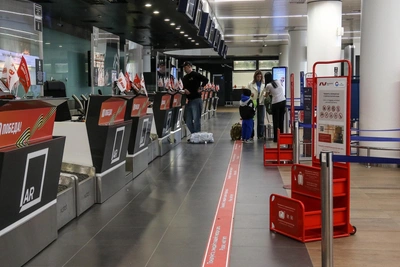 Nizhny Novgorod airport: manual check-in after system failure