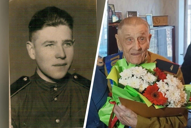 Михаил Ляпин ушел на войну в 1944 году, когда ему исполнилось 18 лет | Источник: Дмитрий Рудаков, Михаил Евраев / vk.com
