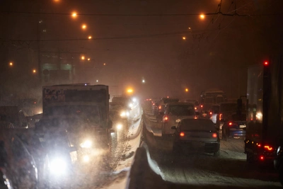 9-балльные пробки сковали Новосибирск вечером 8 декабря