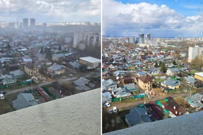 На Казань обрушились град и апрельский снег