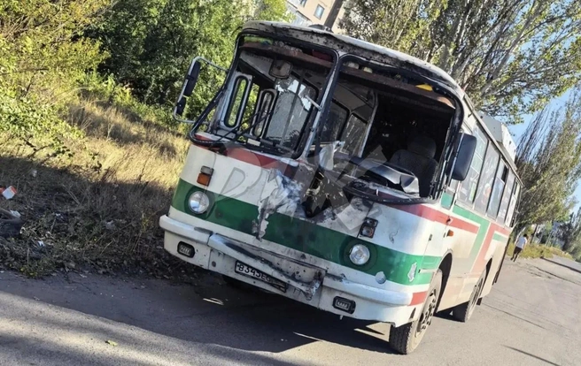 От взрывной волны вылетело лобовое стекло | Источник: Иван Приходько / Приходько РИК / max.ru