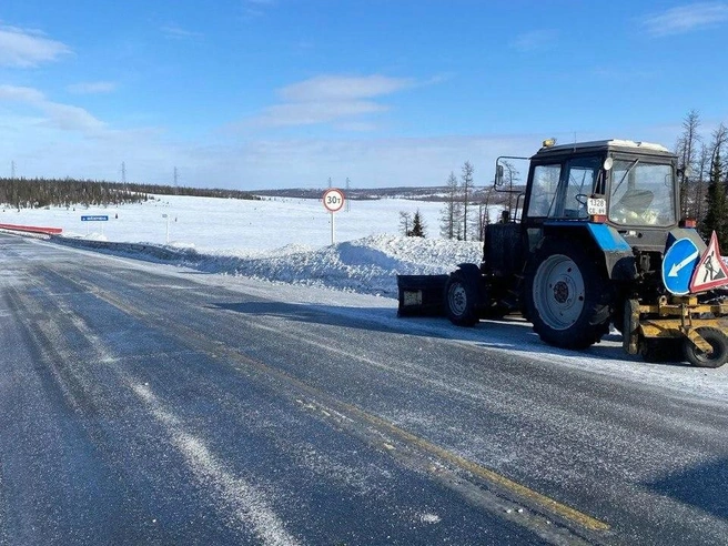 Хабаровская объездная дорога включает более двадцати мостов и путепроводов, требующих особого контроля в холодное время года | Источник: УЗПМ