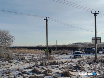 На месте работают правоохранительные органы  | Источник: Екатерина Шрайнер / NGS55.RU 