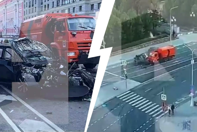 Четверо пострадали на Страстном бульваре в Москве | Источник: «РЕН ТВ» / Telegram