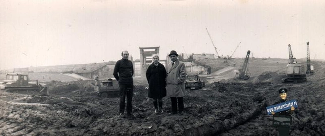 Кубанское водохранилище во время строительства, 1972 год | Источник: Фотоархив Зайцева А.С. / myekaterinodar.ru