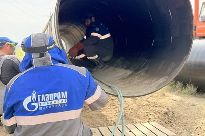 Восстановление газопровода Моздок-Казимагомед завершено