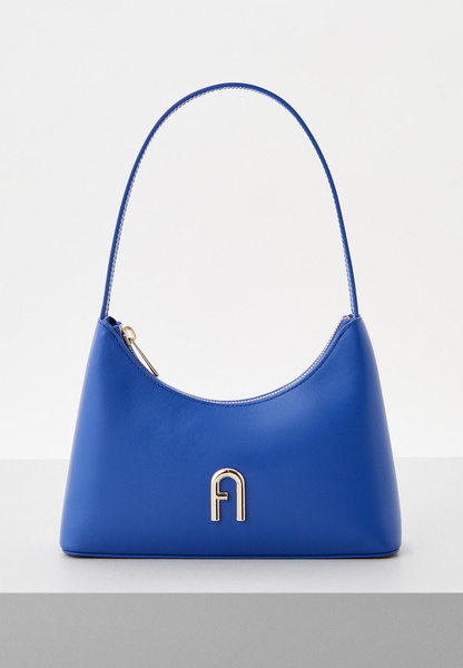 Синяя сумка-багет