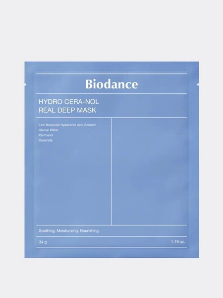 Ночная гидрогелевая маска с церамидами против сухости Biodance Hydro Cera-Nol Real Deep Mask