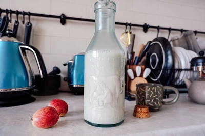 Динамика цен на молоко в Новосибирске за 2025 год