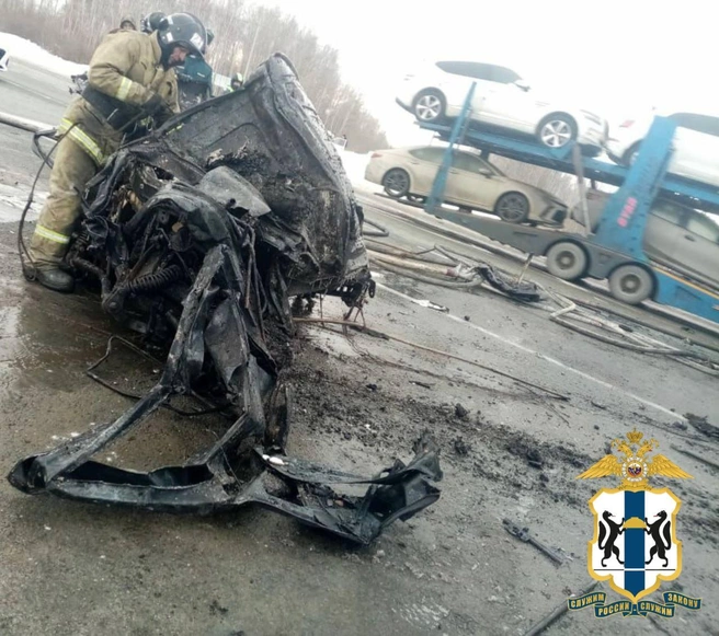 Личность погибшего устанавливают | Источник: Пресс-служба ГУ МВД России по Новосибирской области