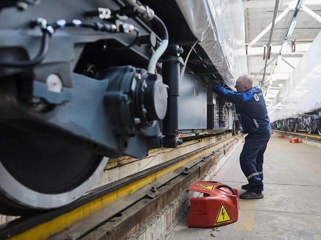 До конца года планируется поставка еще двух аналогичных поездов | Источник: Александр Ощепков / NGS.RU