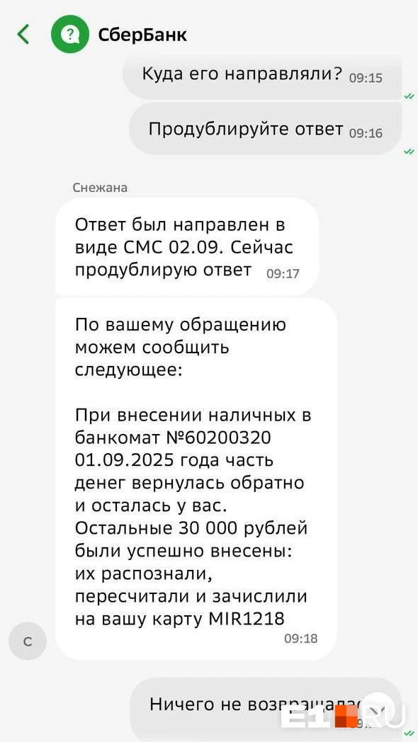 Источник: читательница E1.RU Ольга