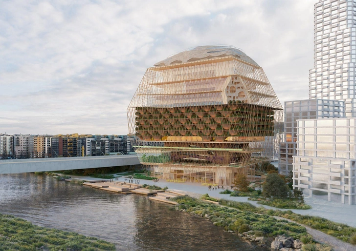 Office for Political Innovation (Испания) разработала Planetary Landmark for the Climate Age — проект, в котором архитектура становится инструментом наблюдения за изменением климата и коллективного поиска решений экологических проблем. | Источник: Office for Political Innovation