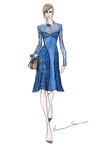Эскиз к коллекции Ermanno Scervino весна–лето 2014. | Источник: Архивы пресс-служб