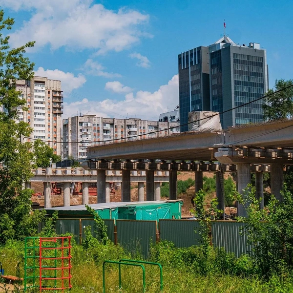 А вот так конструкция моста выглядела летом прошлого года  | Источник: Тимофей Калмаков / 59.RU
