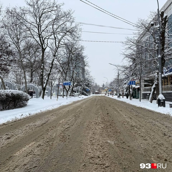 Так выглядит улица Красная 13 января | Источник: Валерия Дульская / 93.RU