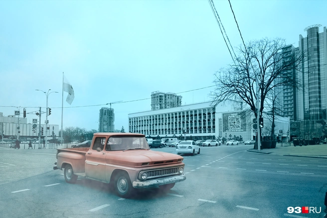 Как настоящая краснодарка, Белла бы сразу сняла номера с машины | Источник: Мария Романова / 93.RU