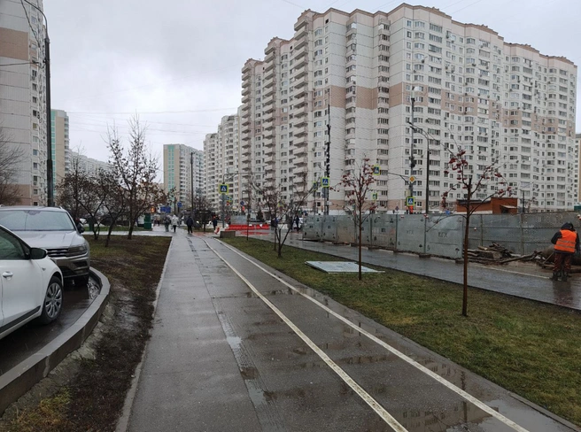 Сейчас движение по улице Рождественской перекрыто | Источник: НЕКРАСОВКА СООБЩЕСТВО ЖИТЕЛЕЙ / T.me