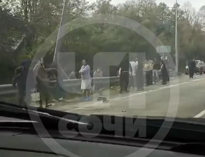 В настоящее время на месте работают экстренные службы, выясняются обстоятельства произошедшего. | Источник: ЧП Сочи /telegram