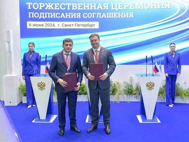 На ПМЭФ-2024 | Источник: Хоценко о важном / Telegram