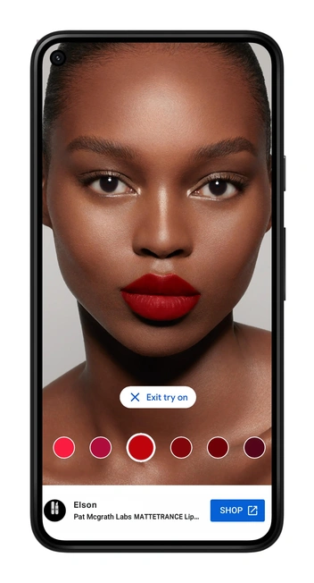 Google внедрил AR-технологии в поп-ап Pat McGrath Labs