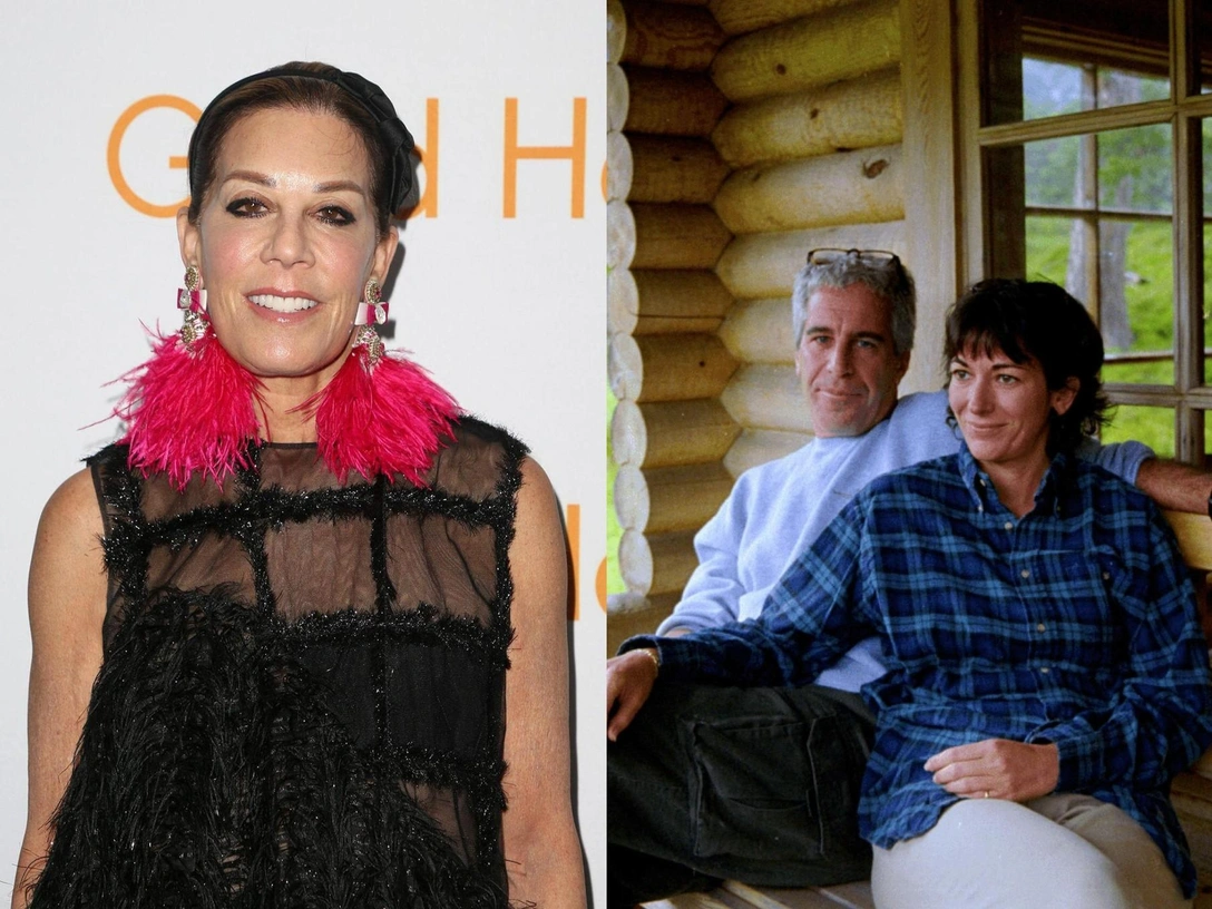 Пегги Сигал; Джеффри Эпштейн и Гислейн Максвелл | marieclaire.ru