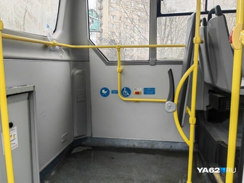 В салоне есть аппарель и место для колясок | Источник: Кристина Мельникова / YA62.RU