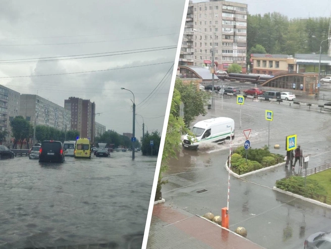 На улицах 30 лет Октября и Пермякова также наблюдались сложности | Источник: читатель 72.RU